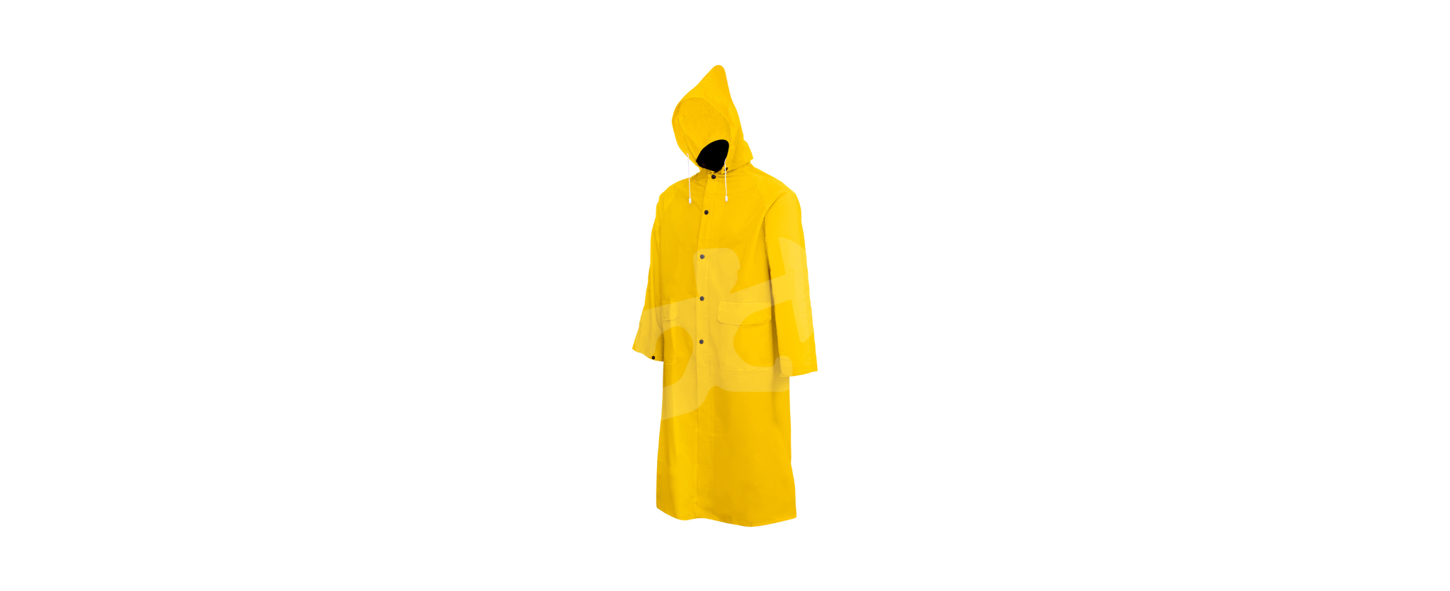 Rain Coat With Detachable Hood