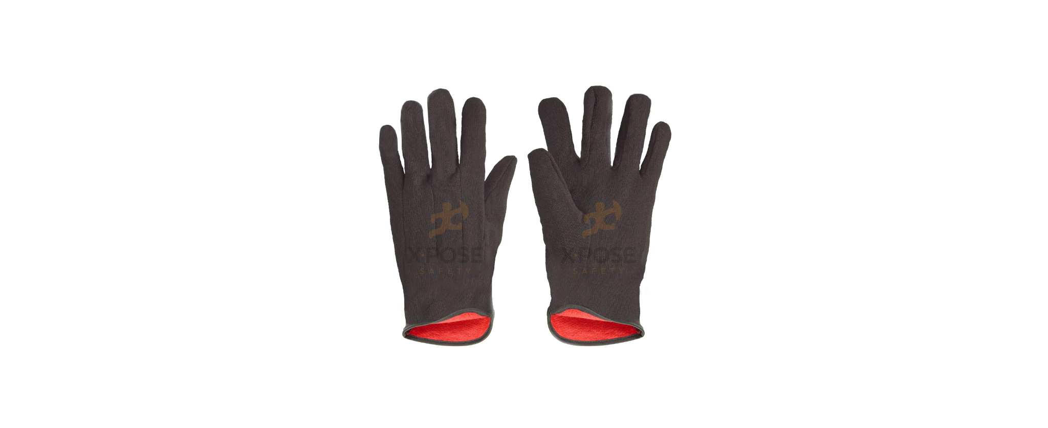 Brown Jersey Gloves