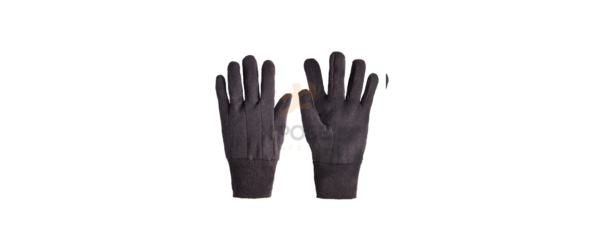 Brown Jersey Gloves