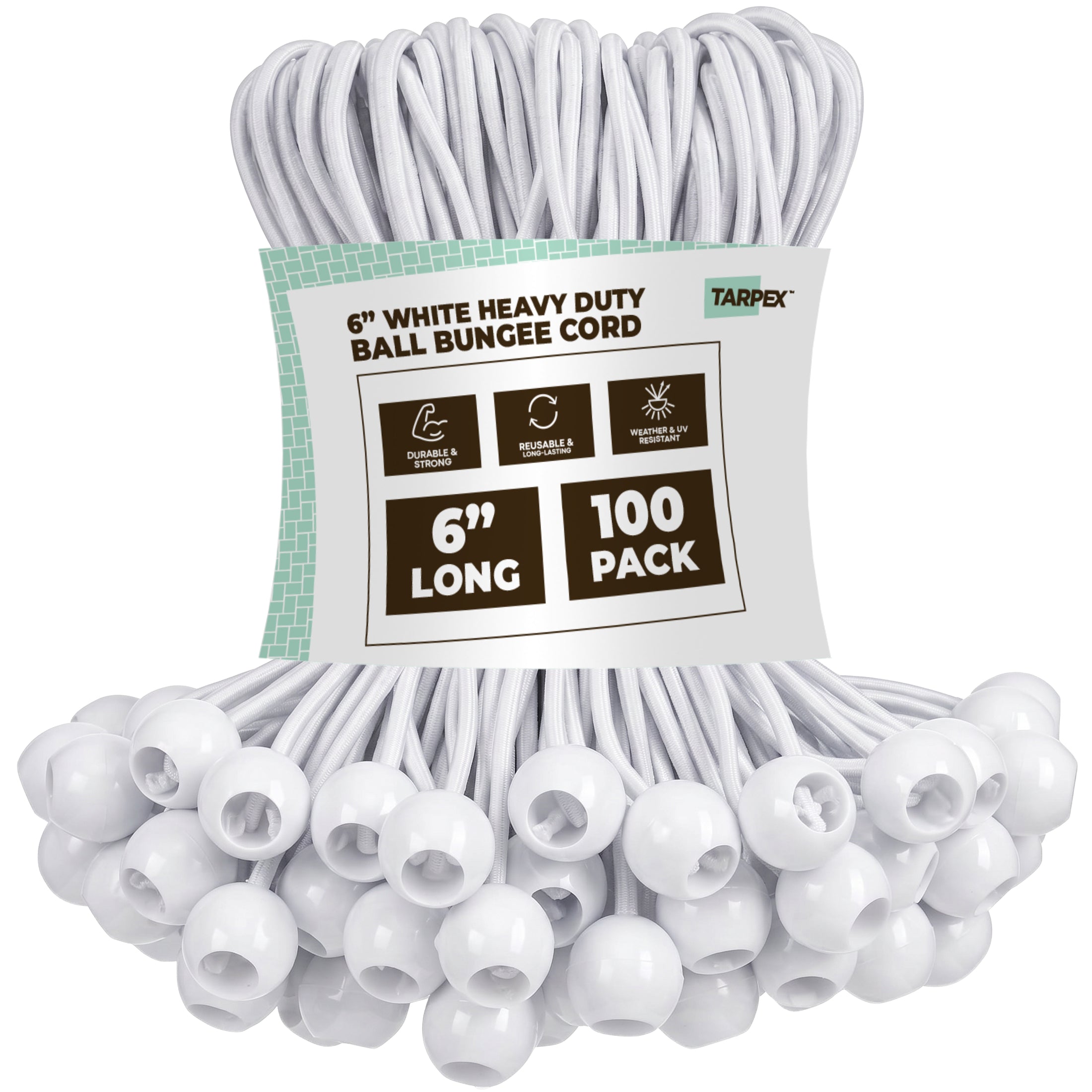 TARPEX - Bungee Ball Cords with Ties