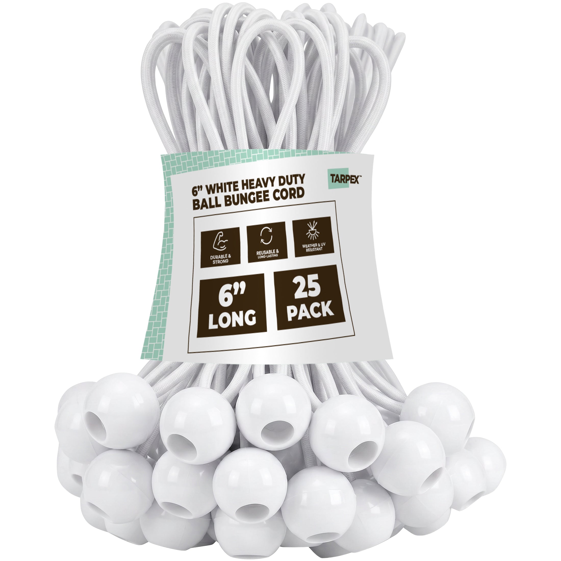 TARPEX - Bungee Ball Cords with Ties