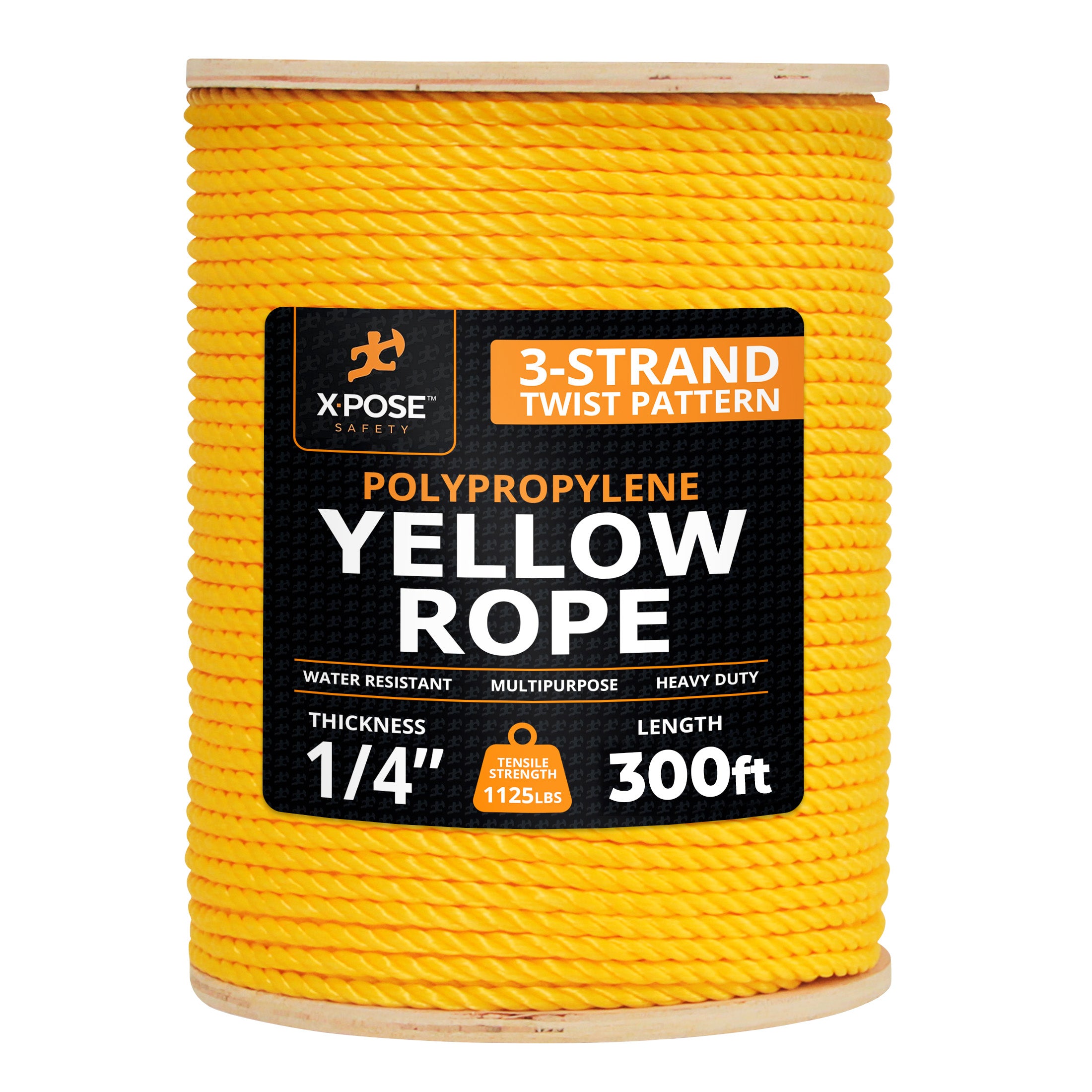Yellow Twisted Poly Rope