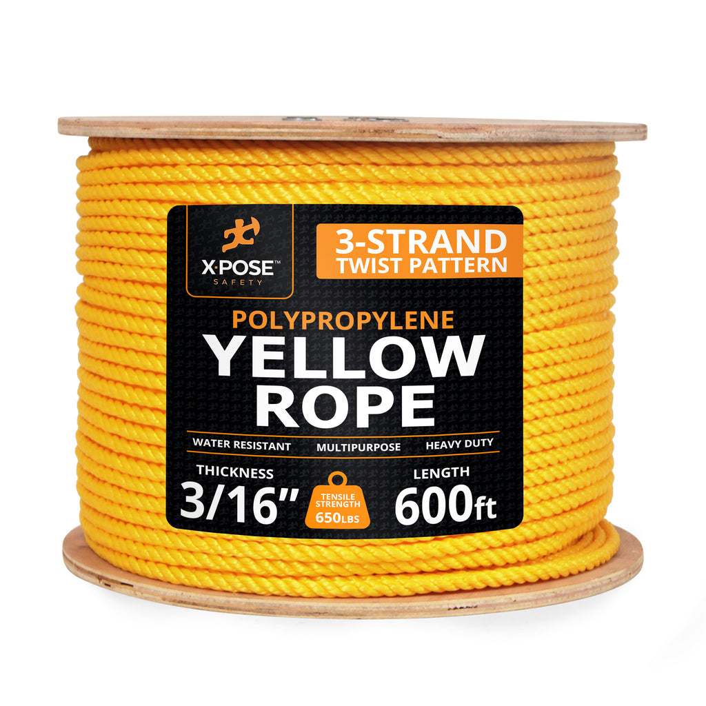 Yellow Twisted Poly Rope