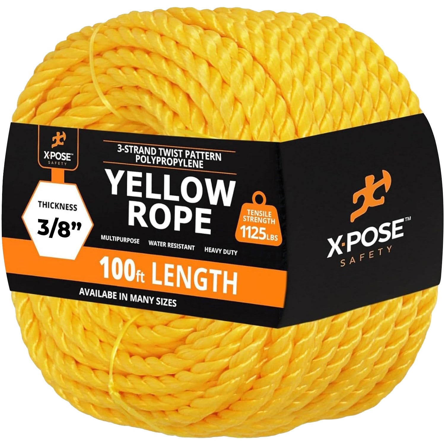 Yellow Twisted Poly Rope