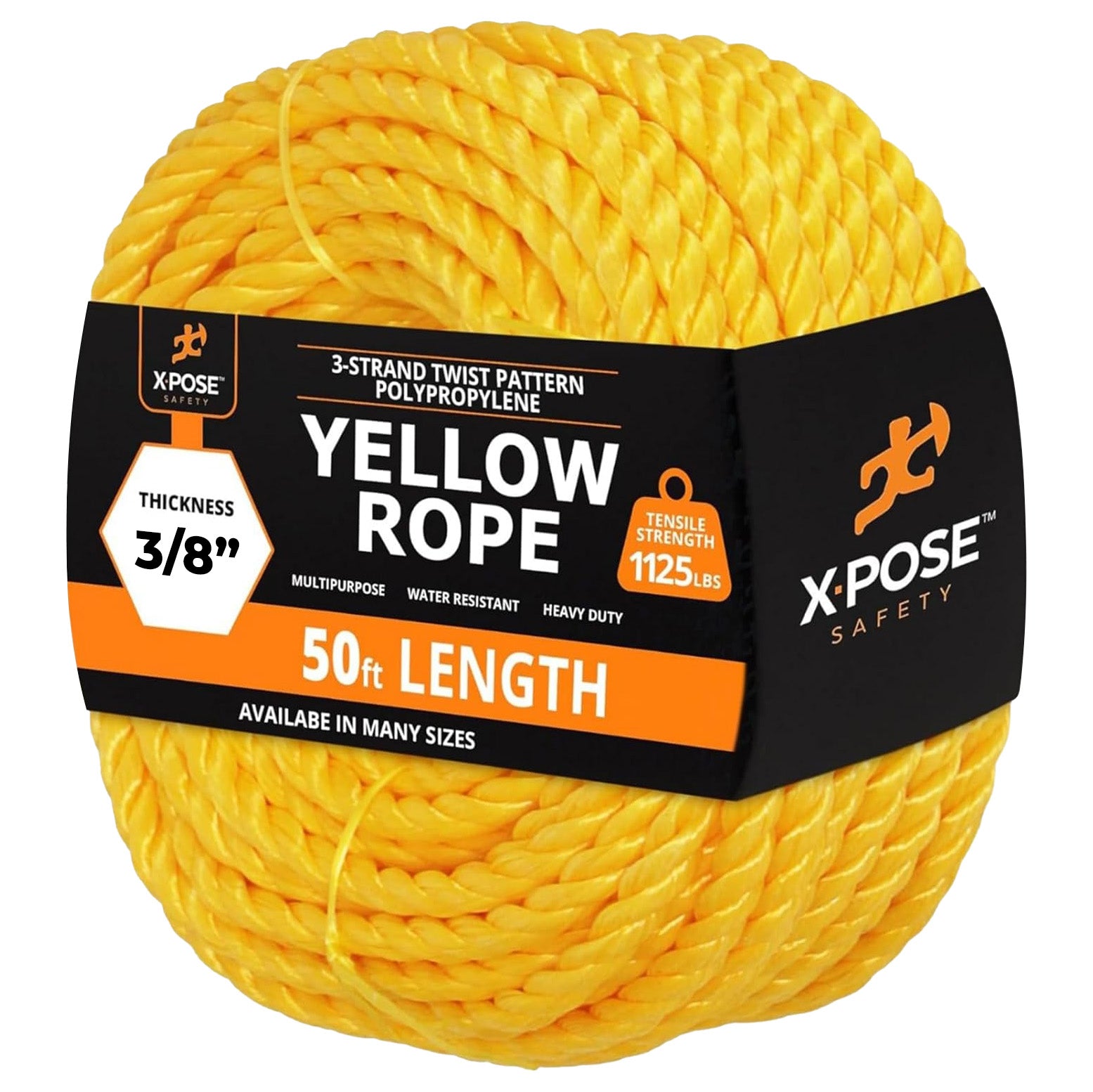 Yellow Twisted Poly Rope