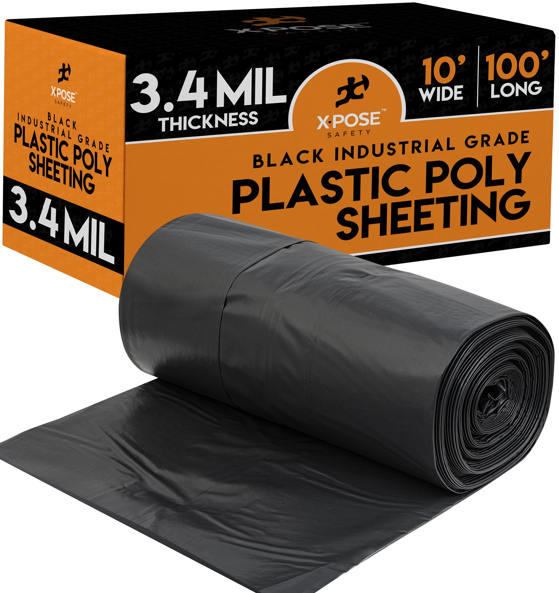 Heavy Duty Black Poly Sheeting