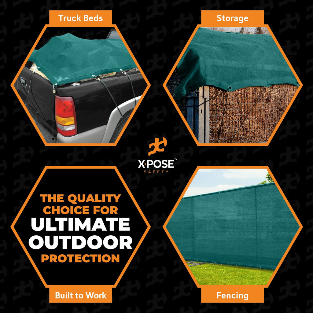 Green Mesh Truck Tarps
