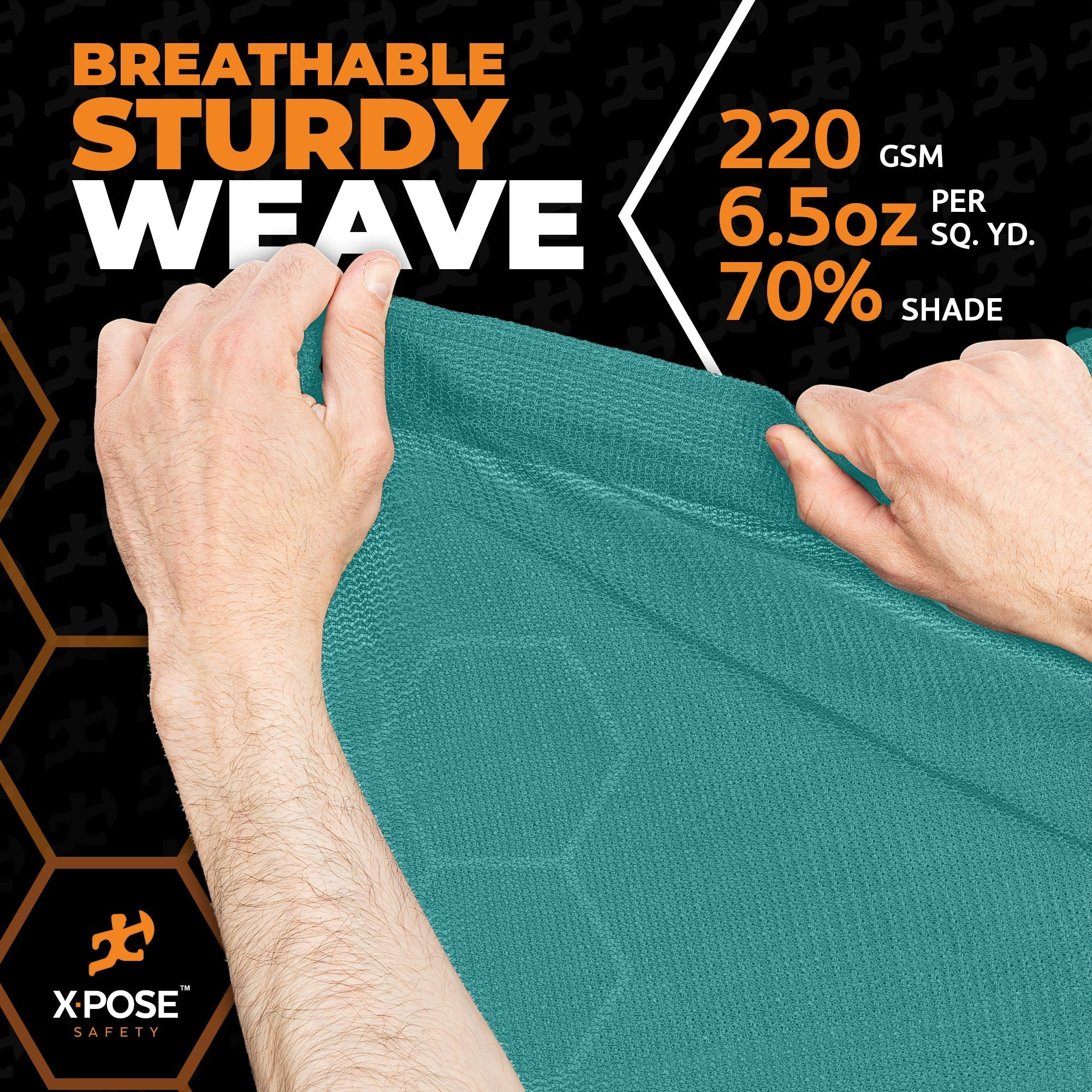 Green Mesh Truck Tarps
