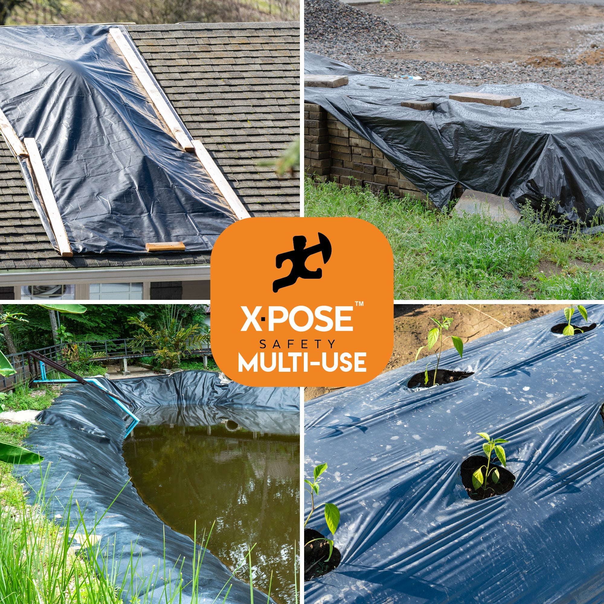 Heavy Duty Black Poly Sheeting