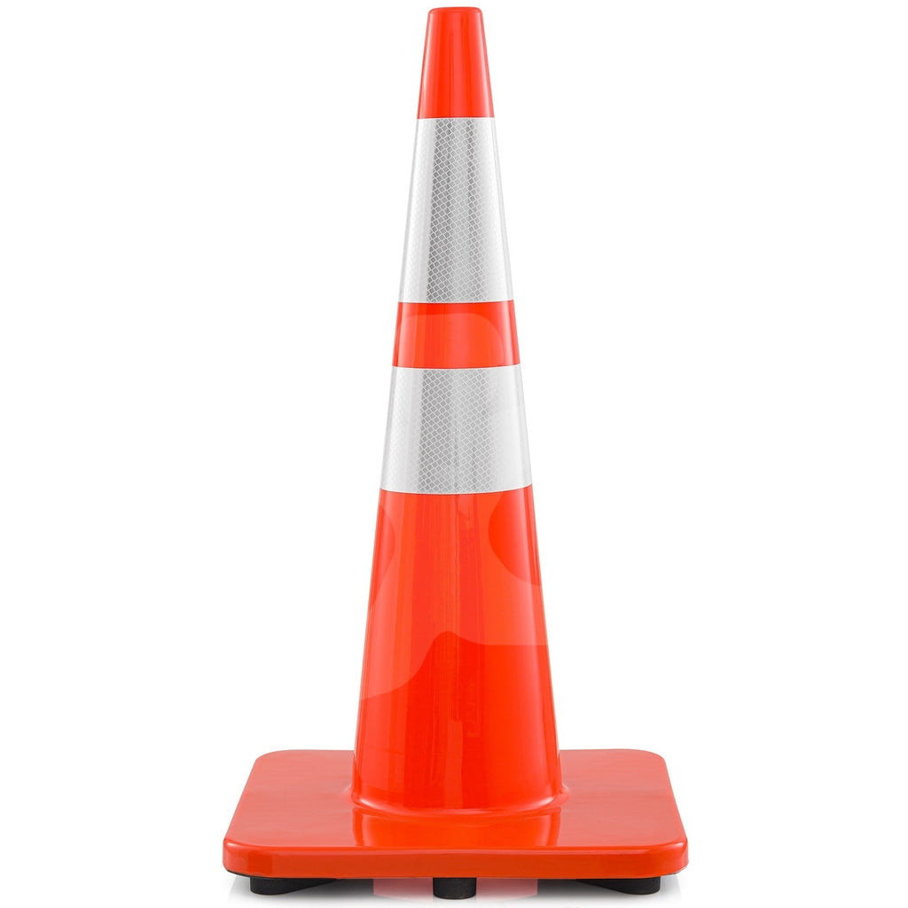 28" All Orange Slimline Traffic Cone